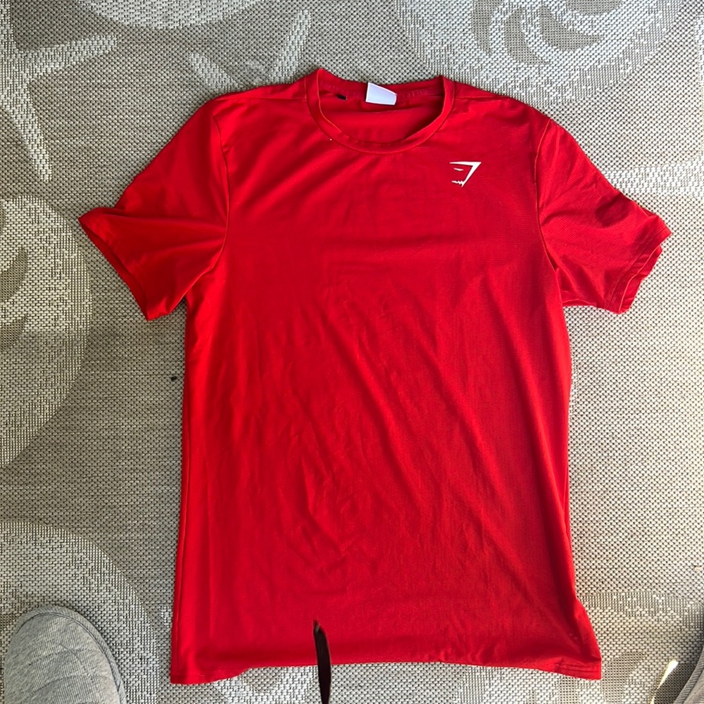 Gymshark “Arrival” Red short sleeve Tshirt